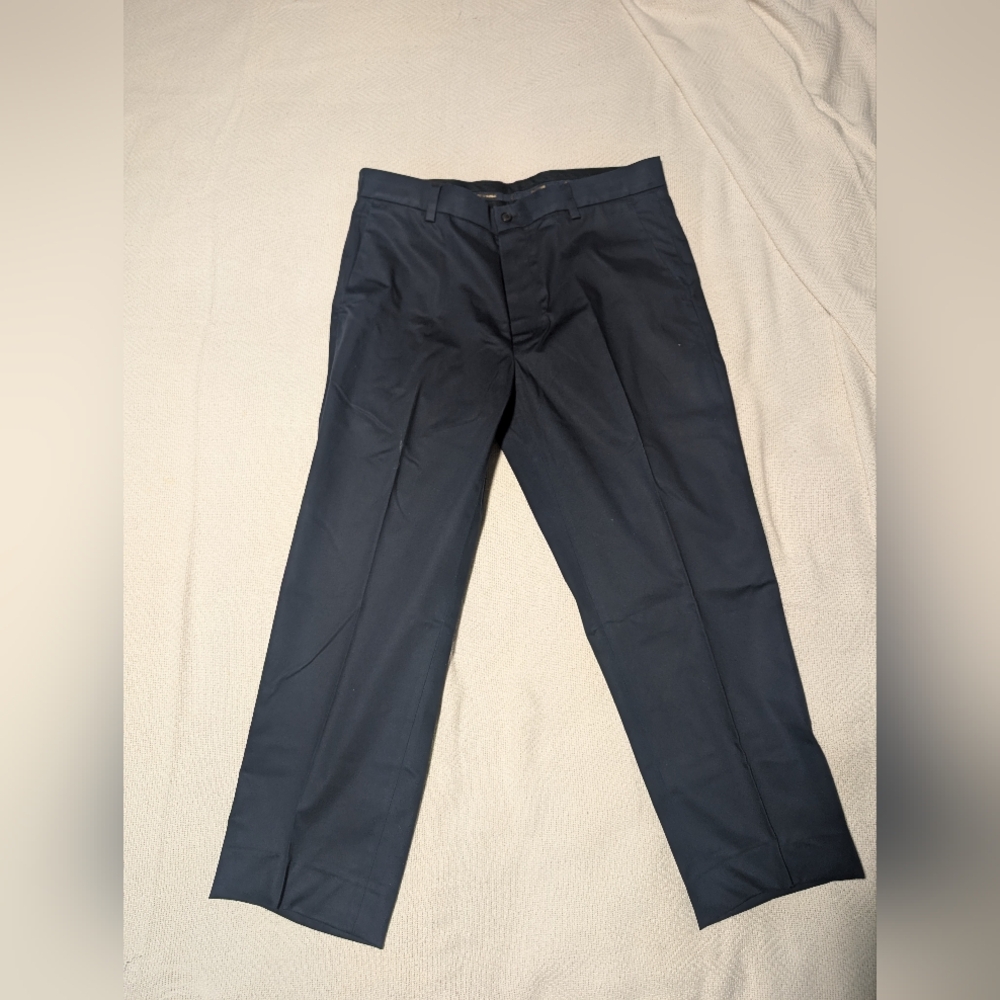 Brooks Brothers Midnight Blue Dress Trousers, 35W/25.5L
